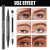 2-in-1 Dual-Ended Microblading Eyebrow Pen - Waterproof with Micro-Fork-Tip &
