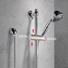 Xumier Universal Hand Shower Holder 2 Pieces Shower Holder Adjustable