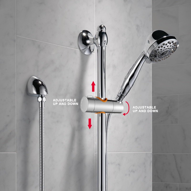 Xumier Universal Hand Shower Holder 2 Pieces Shower Holder Adjustable