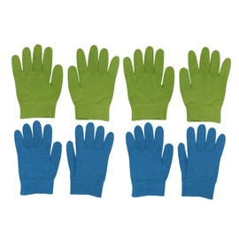 Healeved 4 Pairs Moisturizing Gloves Lotion Gloves Overnight Hand Lotion Gloves Dry Skin Gloves Assorted Color Gloves Moisturizing Spa Gloves Gloves Cotton Spa Gloves