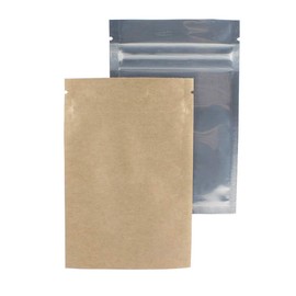 2.5" x 3.5" #3 Barrier Bags Kraft Mylar 1 Gram Rx Pill Clear Front Resealable Foil Pouches (2000 Count)