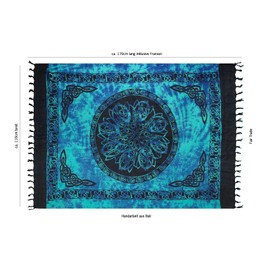 Ciffre 35 Models Sarong Pareo Wrap Skirt Beach Towel Wrap Towel Original EL-Vertrieb GmbH Towels with Buckle Clasp Made from Coconut WK1 -