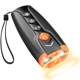 HOPFROG Anti Bell Device Dogs, Portable Antibarking Ultrasonic Device, Powerful Dog Barking Stop, Dog Bark Deterrent for Small Large Dogs Indoor Outdoor Adjustable Frequency