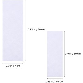 Tiras de Cera Depilatorias No Tejidas 400 Piezas, 4 Paquetes (100 Pequeñas 100 Grandes X 2), para Depilación Facial y Corporal, Bandas de Papel Encerado para Cejas y Piel Sensible