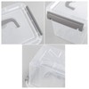 Farmoon 3.5 Quart Clear Storage Bin, Small Plastic Stackable Box/Cotainer