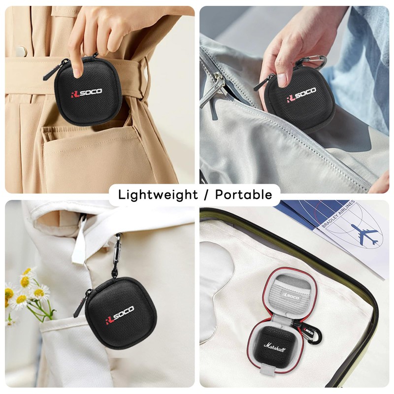 RLSOCO Hard Case for Marshall Minor IV True Wireless Headphone