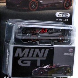 MINI GT 1:64 Scale USA MiJo Toys Exclusive Pagani Roadster (Black) - Left Hand