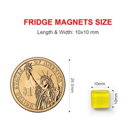 24 Color Fridge Magnets, Colorful Refrigerator Magnets, Cute Glass Magnets for Fridge Decorative, Kitchen, Office, Whiteboard