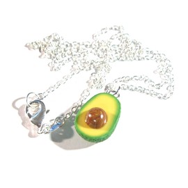 Little Avocado Necklace - Tiny Food Jewelry