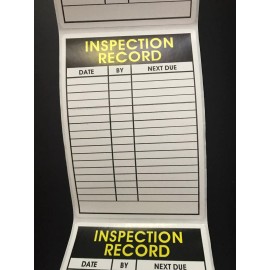 Labels and More 3-1/2" x 5" SERVICE RECORD INSPECTION Labels (x10)