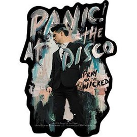 C&D Visionary Panic at The Disco City Diecut Sticker, Multi Color