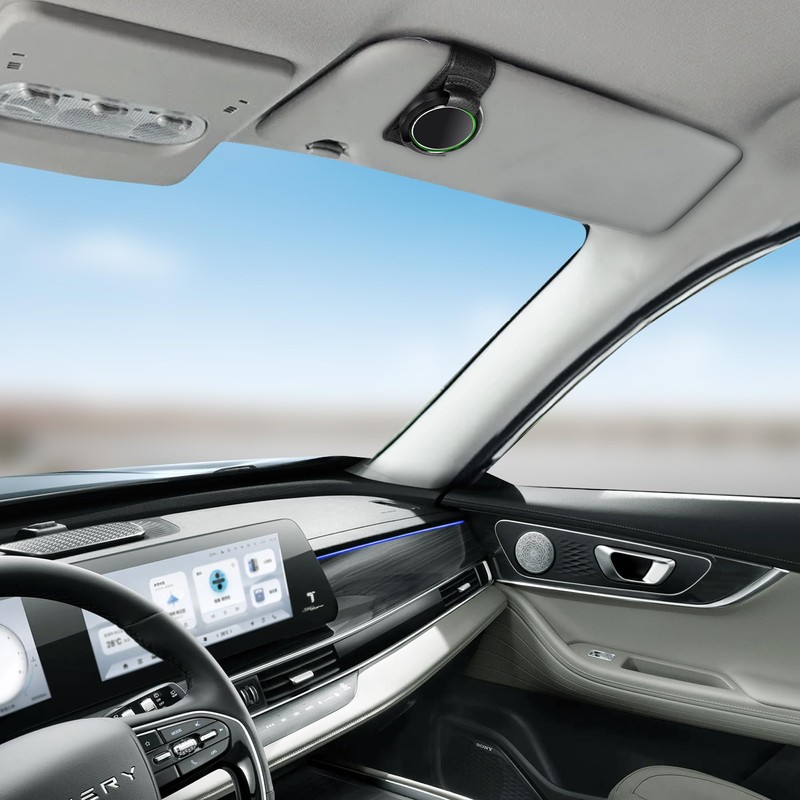 COCASES Holder Compatible with Ooono Co-Driver No2, Leather Sun Visor