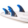DORSAL Surfboard Fins Quad 4 Set Future Compatible Medium Blue