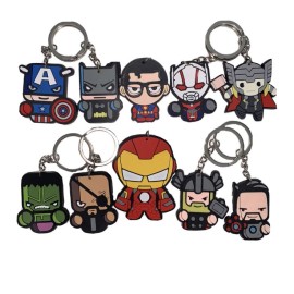 N/a 10 Pieces Of Avengers 2D Keychain Variety Packs.