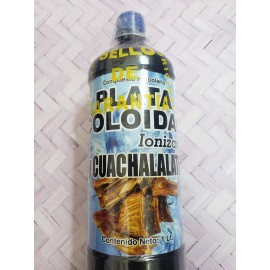 Plata Coloidal Ionizada y Cuachalalate Tonico  100% Natural 1 litro Suplemento