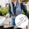100Pcs 1/4" Irrigation Hose Clamps, Stainless Steel Double Line Hose