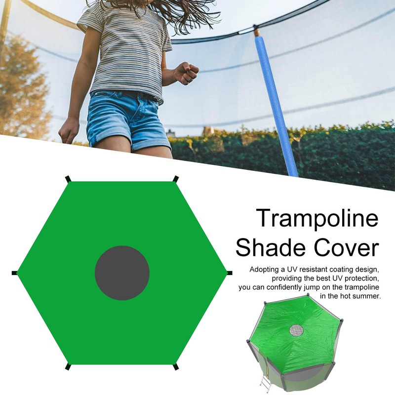 Trampoline Shade Cover for 8FT 10FT 12FT 14FT Trampoline,Sunshade Canopy