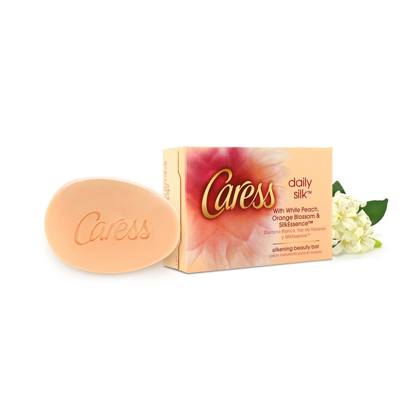 Caress Beauty Bar, Daily Silk 4 oz, 12 Bar, (Pack