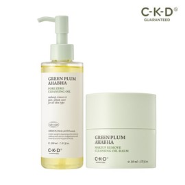 CKD Green Plum AHA BHA Cleansing Oil 200ml + Oil Balm 50g
