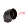 Gutter Downspout Elbow Adapter, 65° Round Bend Draino Gutter Connector