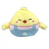 Squishmallows 2022 Aimee The Chick Overalls Backpack Clip 3.5" Soft