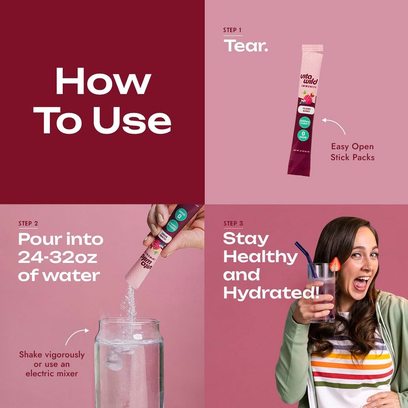 Immunity + Hydration Electrolyte Drink | Elderberry & Zinc Immune