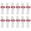 PATIKIL 4mm Tent Rope, 12 Pack 6.5ft Reflective Guyline Cord