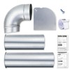 383EEL9001L 3911EZ9131X Upgraded Dryer Side Venting Kit Perfectly Compatible with