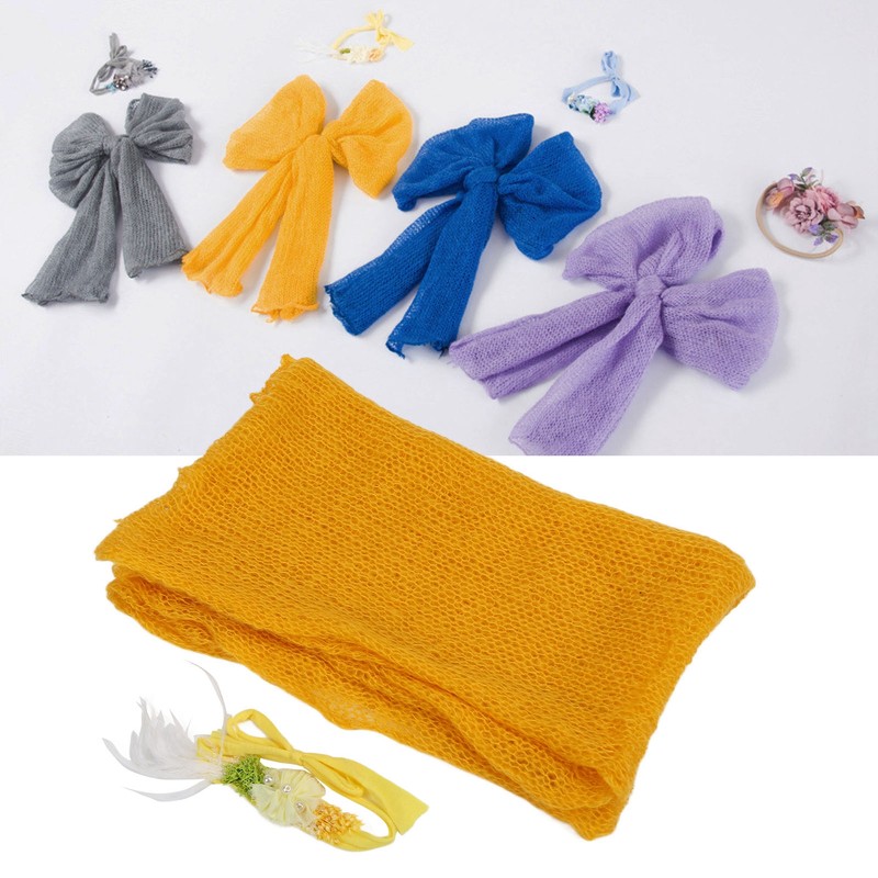 Breathable Newborn Photography Wrap DIY Infant Photo Blanket Swaddle Photography