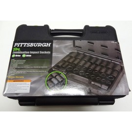 Pittsburgh 37 Pc. Combination Impact Sockets