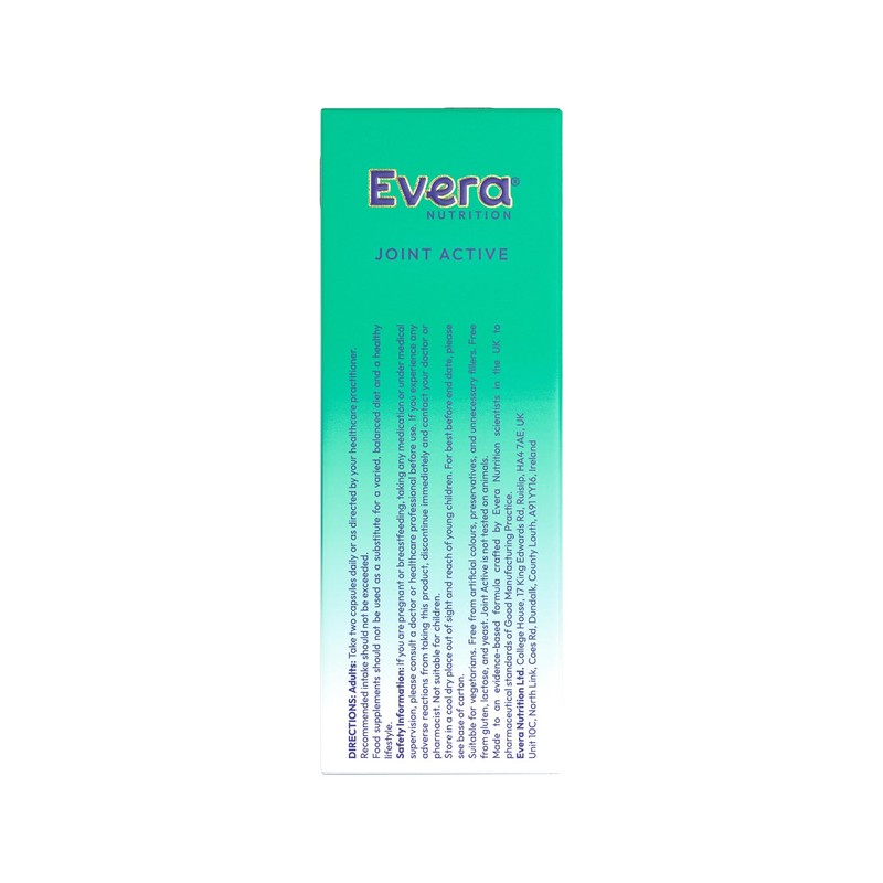 Evera Nutrition Joint Active, 60 Capsules | Supports Bone Health,