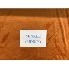 60” Wide Shannon Fabrics Minky Solid Cuddle 3 Rust