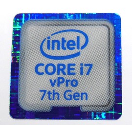 VATH Sticker Compatible with Intel Core i7 vPro 7th Gen Inside 18 x18mm / 11/16" x 11/16" [920]
