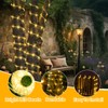 Solar Lichtschlauch Lichterkette Außen 20M 200LEDs Wetterfest Solar Lichterkette Seilleuchten