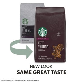 Starbucks Dark Roast Ground Coffee — Caffè Verona — 100% Arabica — 1 bag (28 oz.)