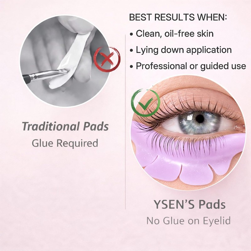 Ysen’s Almohadillas Lifting Pestañas Inferiores – Pads Silicona para Lifting