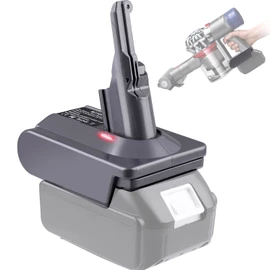 BTRUI for Dyson V8 SV10 Battery Adapter for Makita 18V Lithium Battery to for Dyson V8 Animal Fluffy Motorhead Handheld Vacuum Converter (MT18V8 Adapter only)