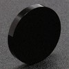 JIEXUAN Black Obsidian Scrying Mirror, Black Obsidian Circle Disc Feng