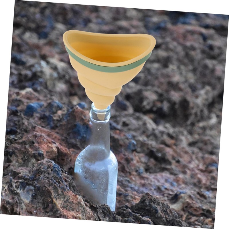Kisangel Female Urinal Funnel Compact Lightweight Urination Device Camping Hiking