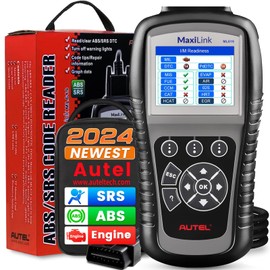 Autel Maxilink ML619 OBD2 Scanner, 2024 Autel Scanner Upgraded Version of AL519/AL619, Code Reader with ABS SRS Diagnoses for Warning Light Turn Off (Including MIL), Graphs Data, 10 OBD2 Test Modes
