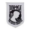 Pow Mia Embroidered Military Patch - Pow White OSFM