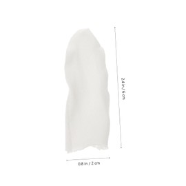 FRCOLOR 200pcs Cotton Finger Protector Sweatproof Scratch Cover for Home Use Durable Finger Cots for Healing White Versatile and Flexible Design