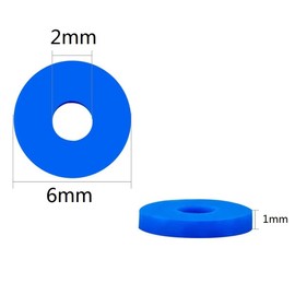 Amaney 1050pcs Red 6mm Heishi Beads Polymer Clay Beads for Valentine's Day Jewelry Making Bracelets Necklace