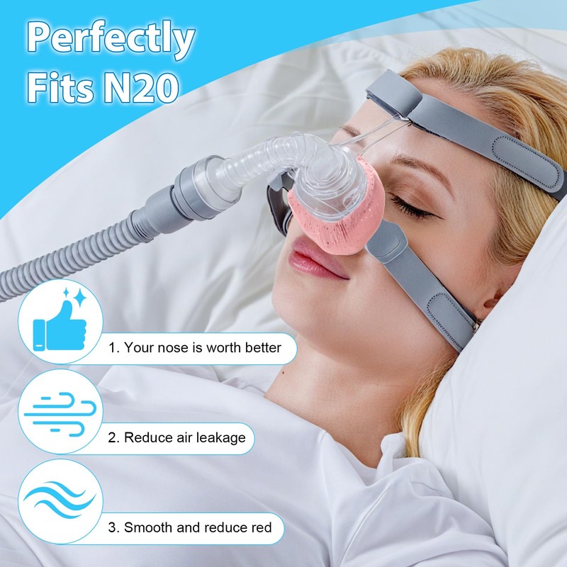 8-Pack Nasal Mask Liners Compatible with AirFit N20 Nasal Mask