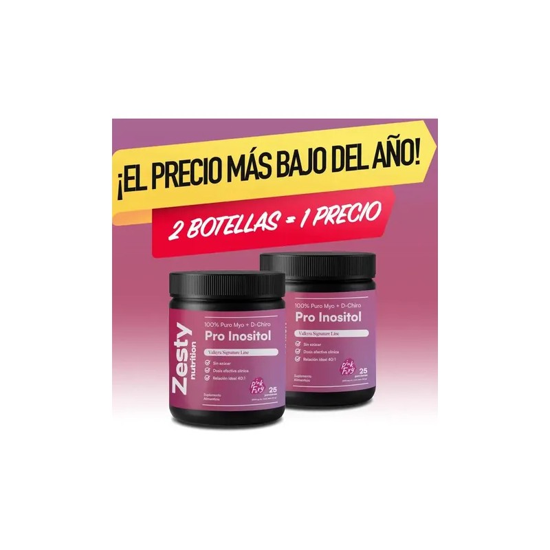 Zesty Nutrition Pro Inositol 2 Pack - Pink Fury 2