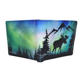 Shag Wear Moose Scene Billfold Wallet for Men
