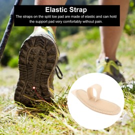 Hammer Toe Crest Cushion Soft Toe Straighteners Pads Supports Curly Toe Reduces Pressure of Hammer Toes Tip Realign Bent, Claw, Hammer Toes Gentle Correction, Right Left Men