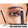 Eyebrow Pencils Set, 12 PCS Brown Eyebrow Eyeliner Pencils Set,