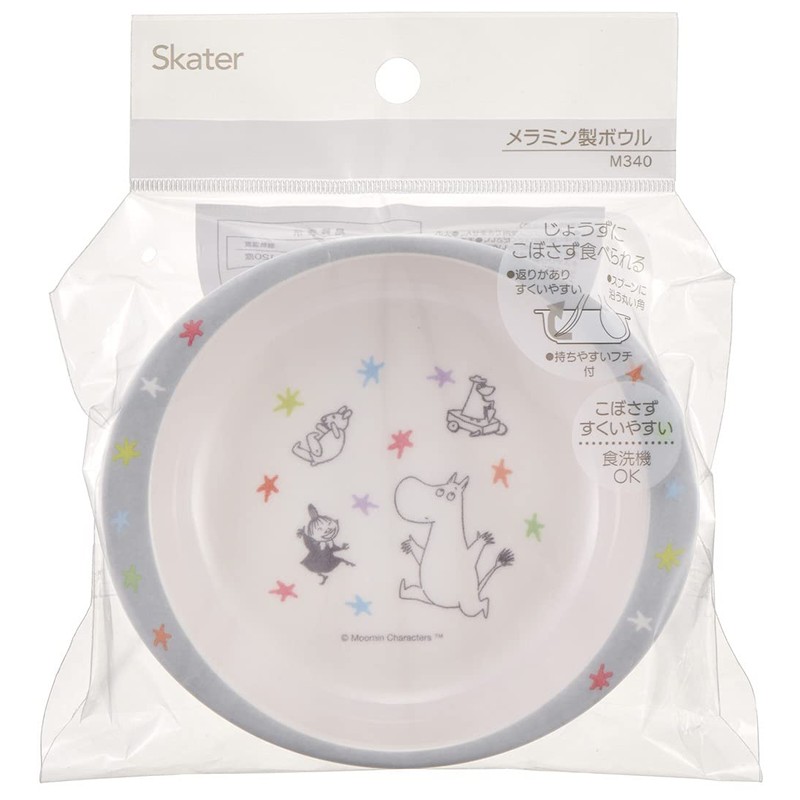 Skater M340-A Melamine Bowl, Moomin Star, 9.2 fl oz (260