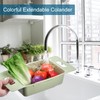 uxcell Extendable Over the Sink Strainer Fruit Vegetable Wash Basket